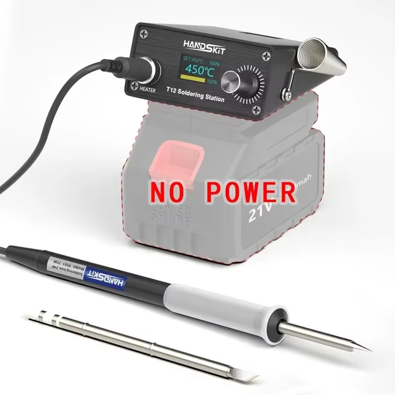 Digital Soldering Station T12 - T12 Digitale Lötstation mit LCD-Temperaturregelung –