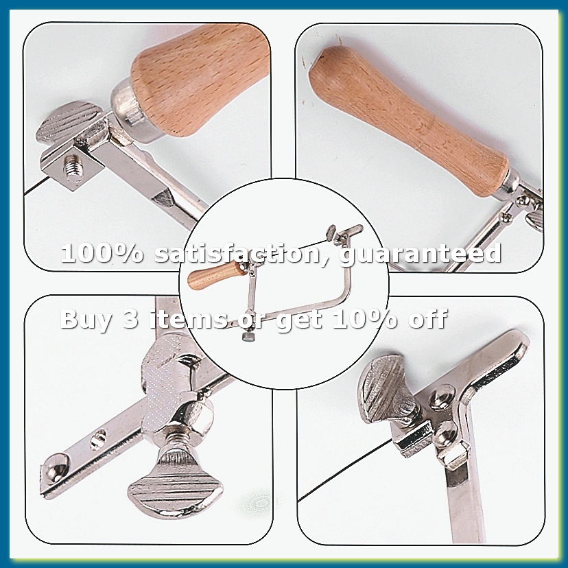 Hand Tools - Professioneller verstellbarer Sägenrahmen mit Holzgriff für