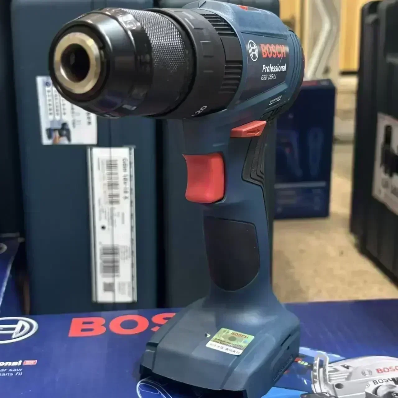 Brushless Cordless Electric Drill 18V - Bosch GSB 185-LI 18V Bürstenloser Akku-Schlagbohrschrauber