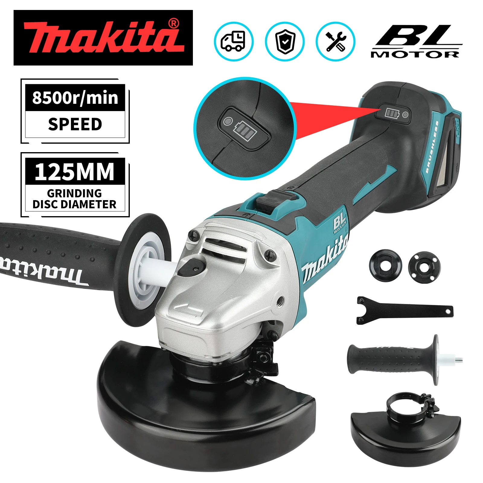 NEU 2026 Makita DGA504 125mm A – Brushless Angle Grinder Battery Powered Bewertung und Preis