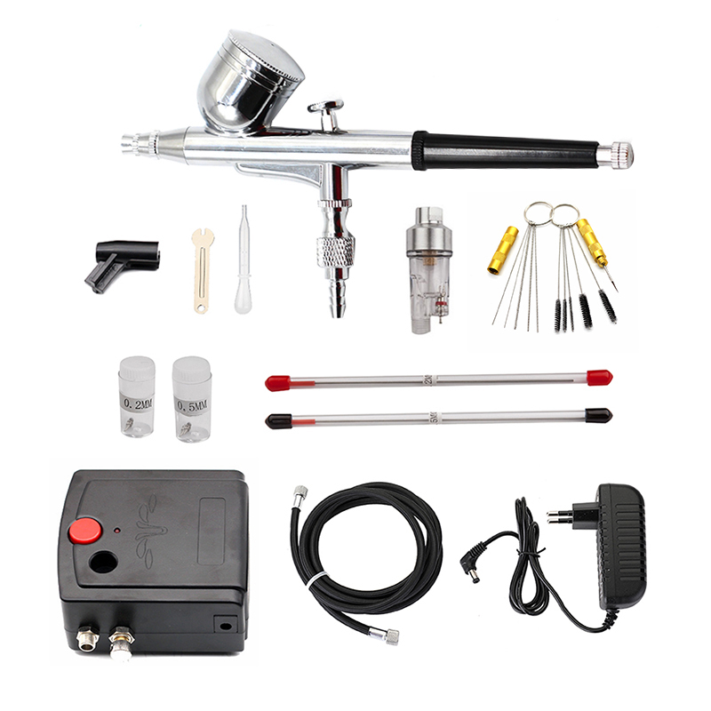 Dual-Action-Spritzpistole Airb – Airbrush Kit With Mini Compressor Bewertung und Preis