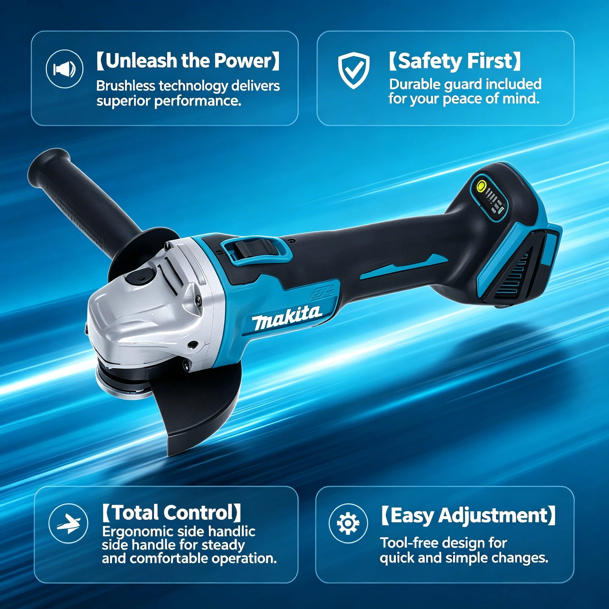 Makita DGA504 Bürstenloser Win – Brushless Angle Grinder Battery Powered Bewertung und Preis