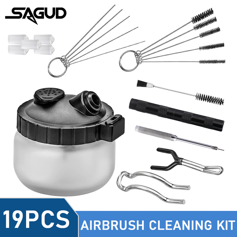 SAGUD 19-teiliges Airbrush-Rei – Airbrush Kit With Mini Compressor Bewertung und Preis
